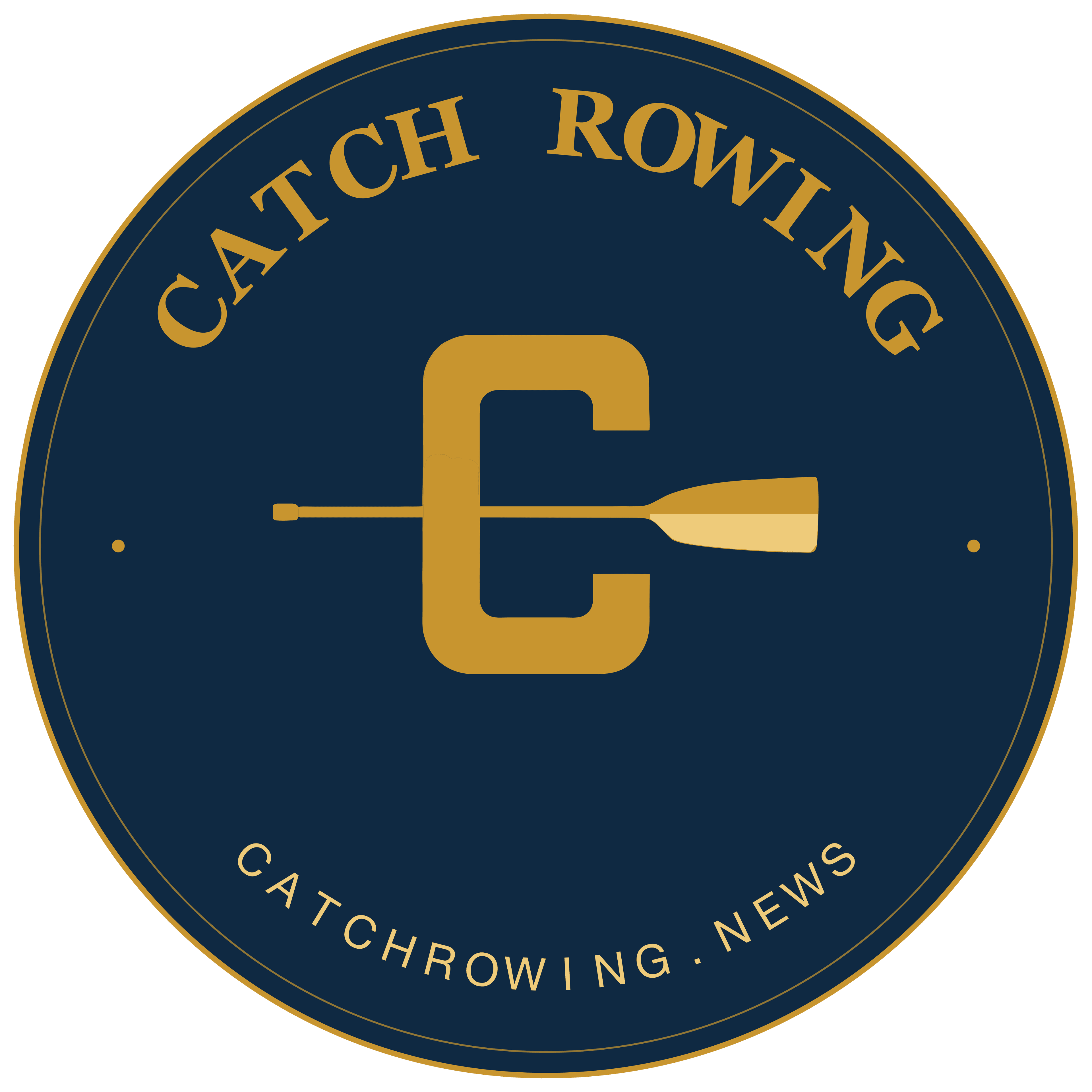 Roundel, navy: Die-cut circle badge